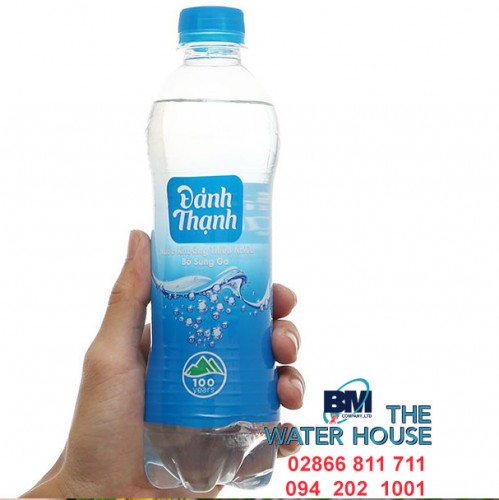 Thùng nước khoáng đảnh thạnh 460ml có ga vị lạt (thùng 24 chai)